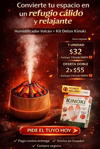 Humidificador VolcanZen De estrés… a relajación total en minutos