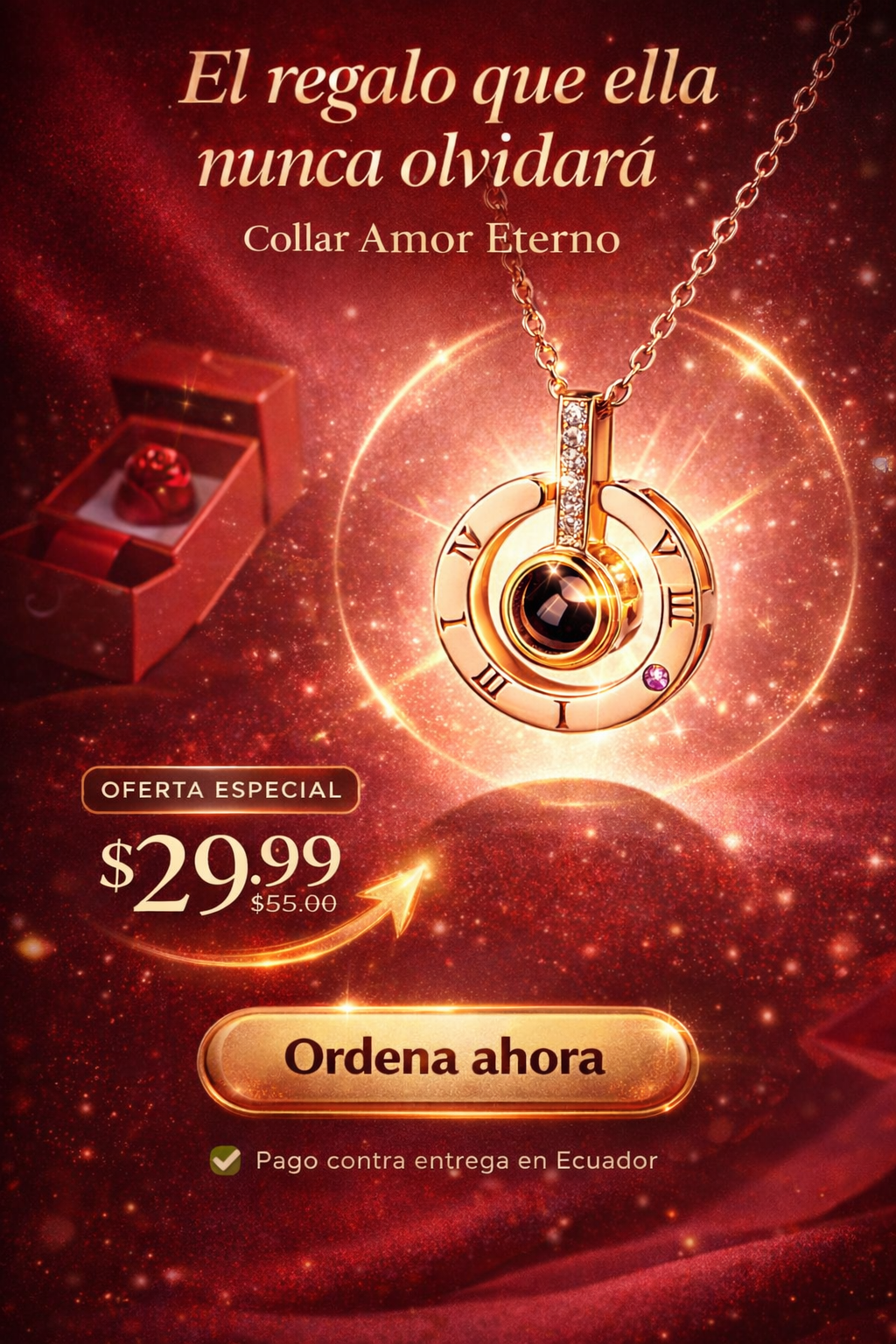 Collar Amor Eterno  Imaginate Regalarle a tu Pareja un Collar que Representa un Abrazo Eterno