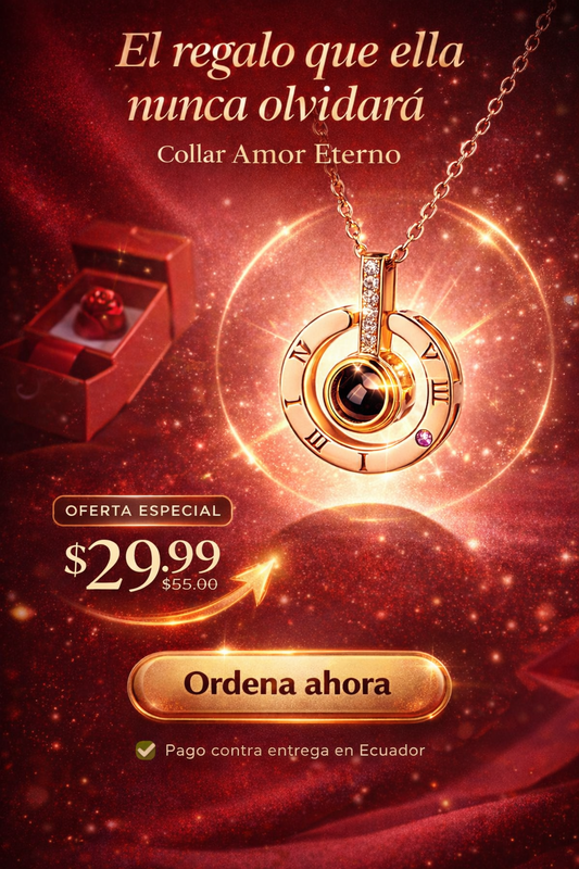 Collar Amor Eterno  Imaginate Regalarle a tu Pareja un Collar que Representa un Abrazo Eterno